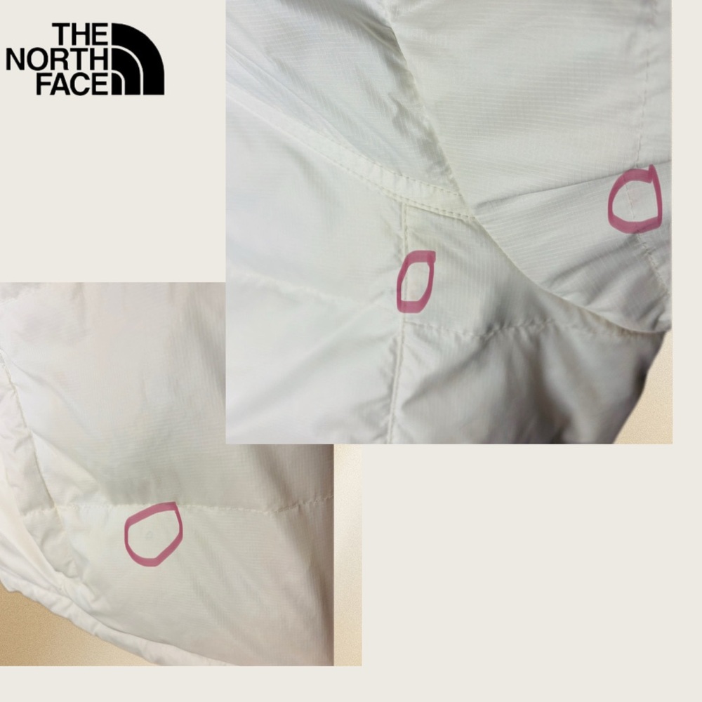 The North Face 2000 Retro Nuptse Puffer Down Jacket Gardenia White 700 Down XL - Picture 16 of 16